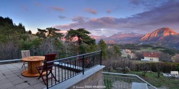 Coucher de soleil sur le Morgon et Dormillouse / Sunset over Morgon and Dormillouse